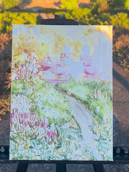 Arjuna Rigby Arts Paige Lane Park Painting