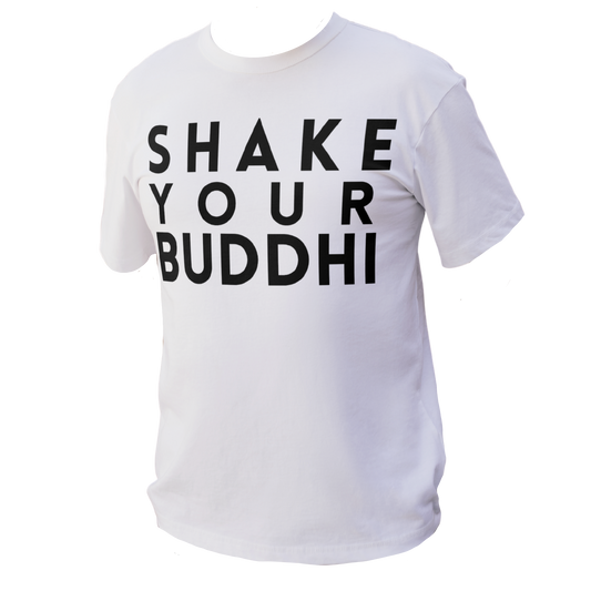 Shake Your Buddhi T-Shirt - Arjuna Rigby Art and Lifestyle Store