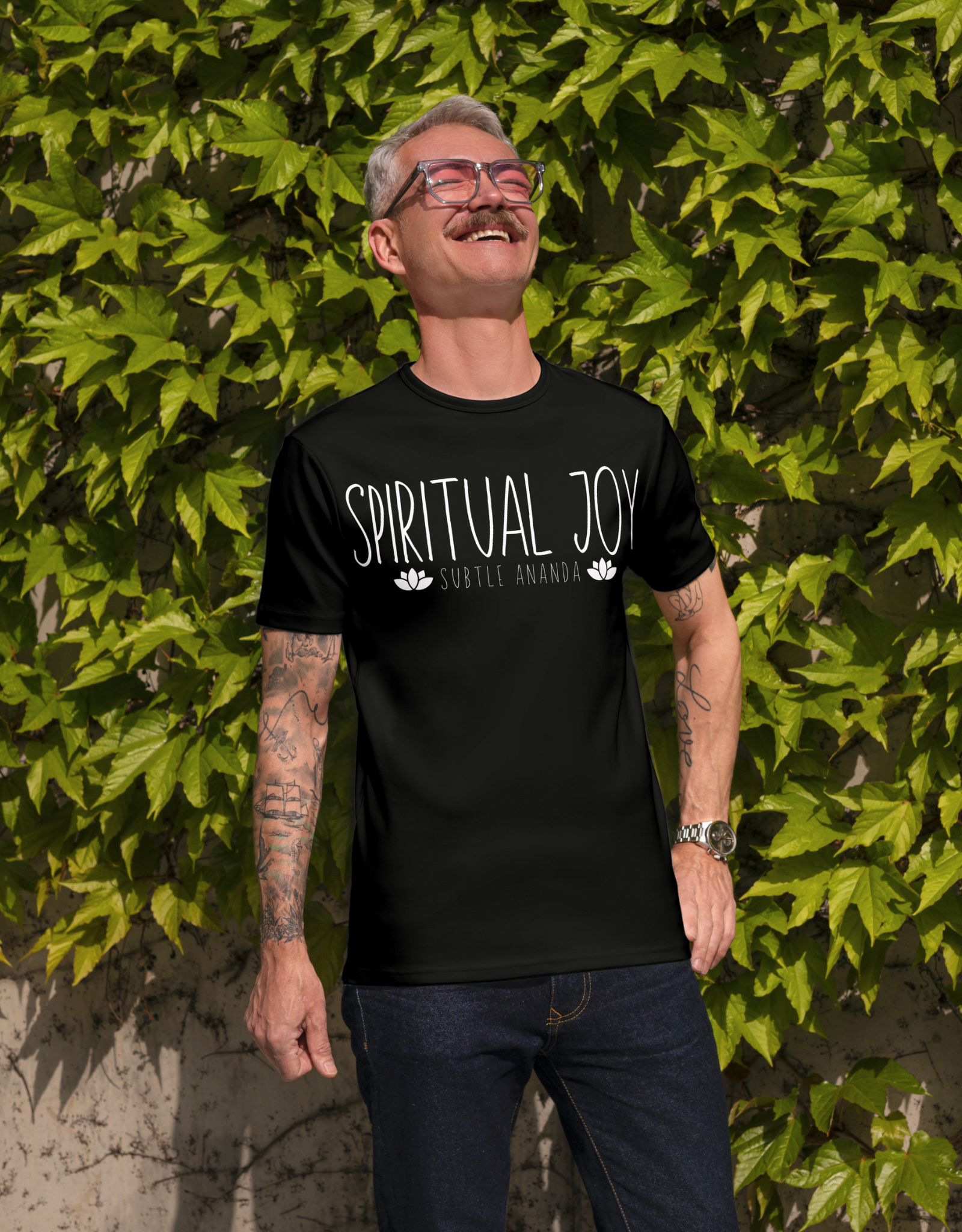 Spiritual Joy T-Shirt - Arjuna Rigby Art and Lifestyle Store