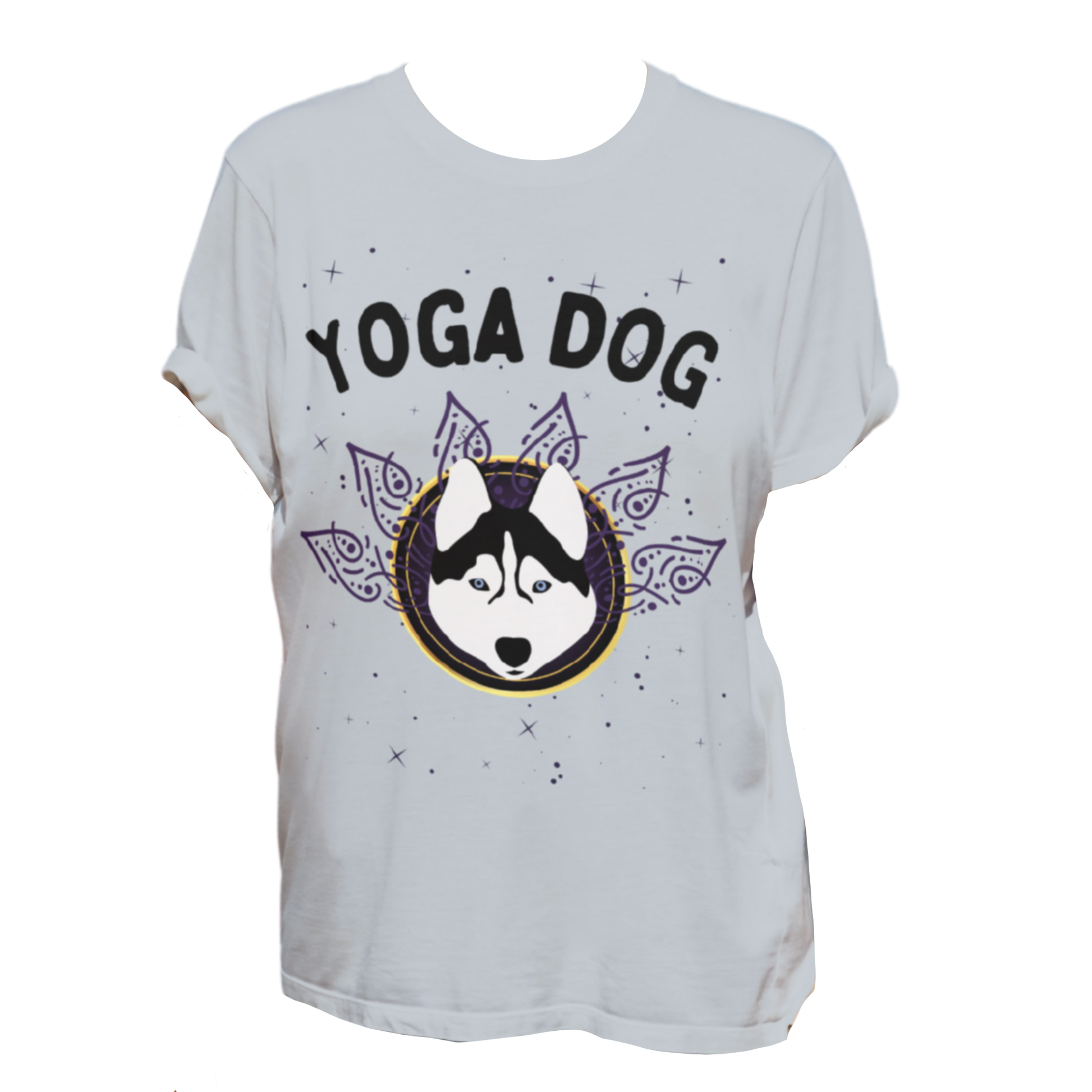 Yoga Dog T-Shirt - Arjuna Rigby Art and Lifestyle Store