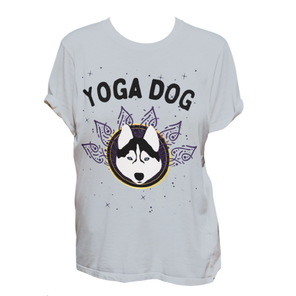 Yoga Dog T-Shirt - Arjuna Rigby Art and Lifestyle Store