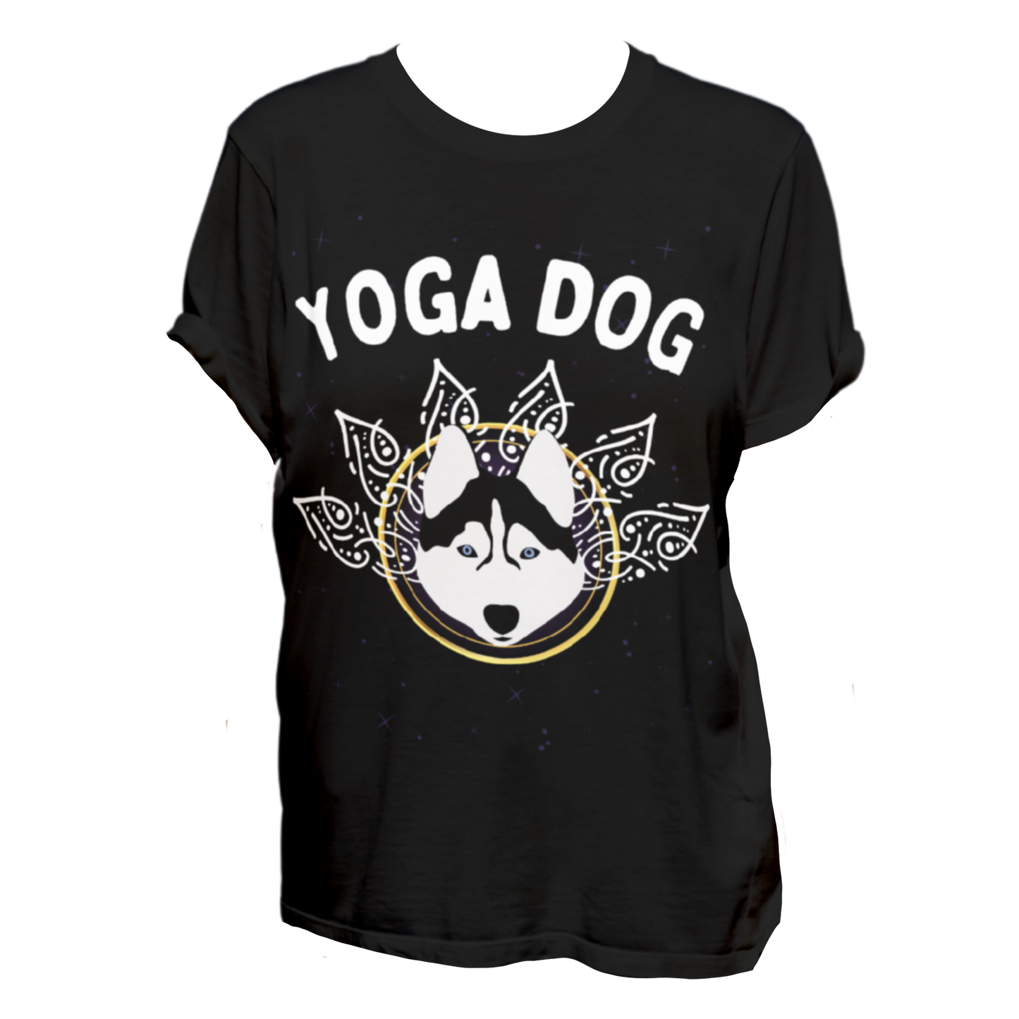 Yoga Dog T-Shirt - Arjuna Rigby Art and Lifestyle Store