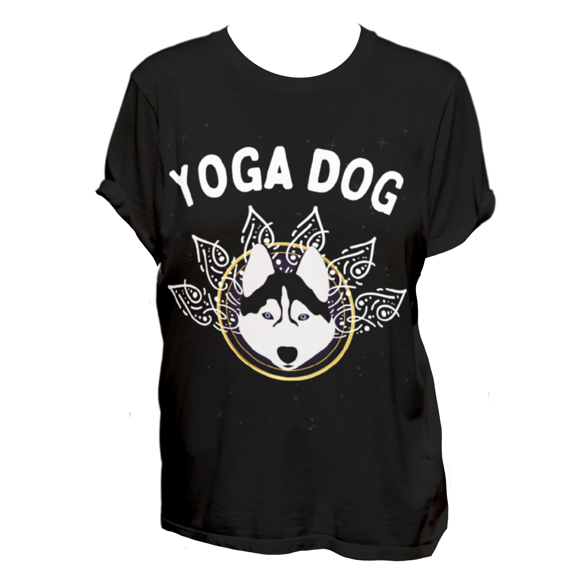 Yoga Dog T-Shirt - Arjuna Rigby Art and Lifestyle Store