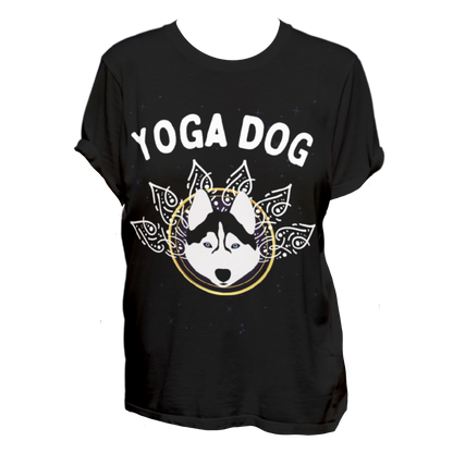 Yoga Dog T-Shirt - Arjuna Rigby Art and Lifestyle Store