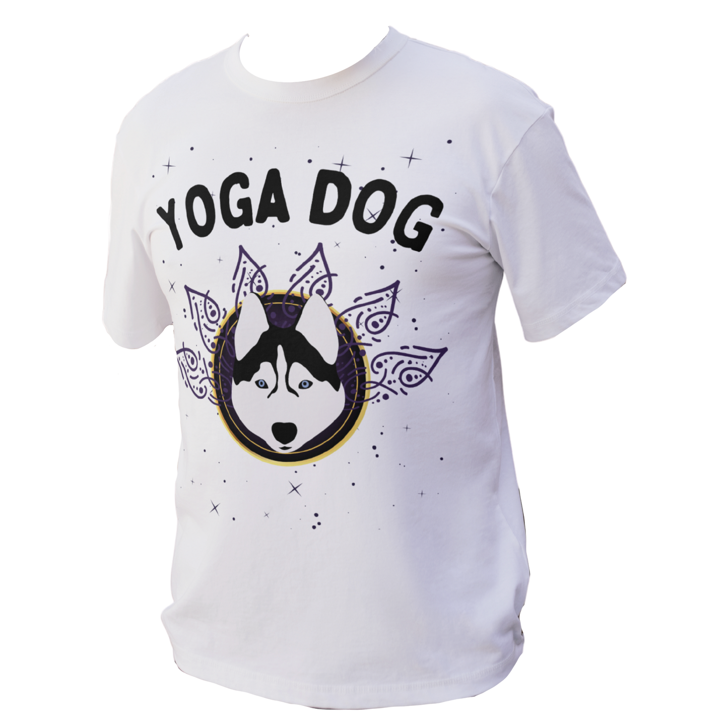 Yoga Dog T-Shirt - Arjuna Rigby Art and Lifestyle Store