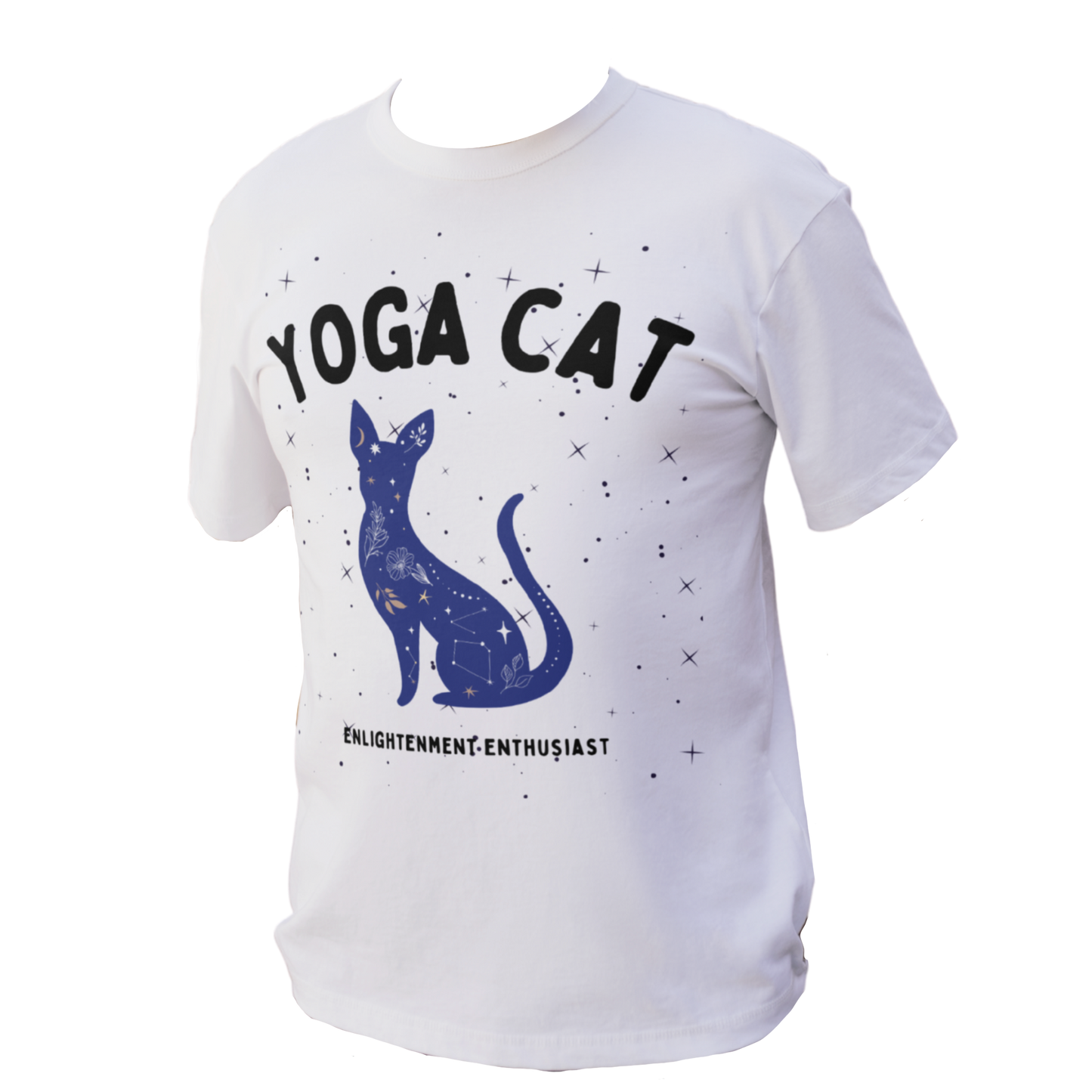 Yoga Cat T-Shirt - Arjuna Rigby Art and Lifestyle Store