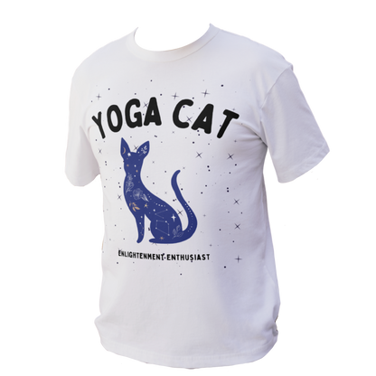 Yoga Cat T-Shirt - Arjuna Rigby Art and Lifestyle Store