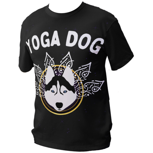 Yoga Dog T-Shirt - Arjuna Rigby Art and Lifestyle Store