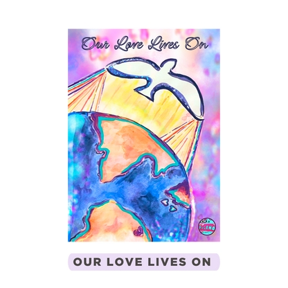 Our Love Lives On Sympathy Card