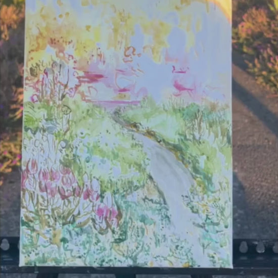 Arjuna Rigby Arts Paige Lane Park Painting