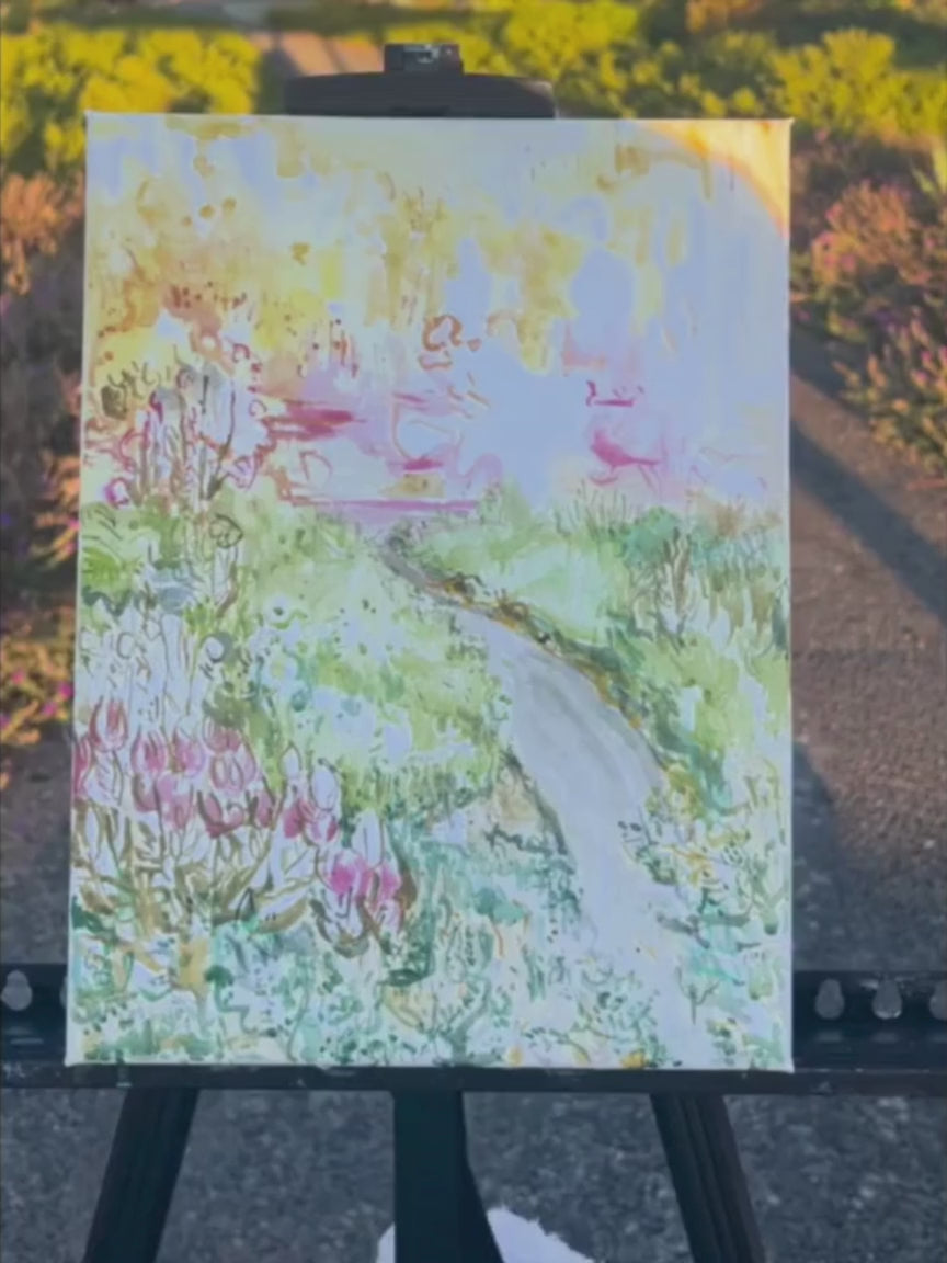 Arjuna Rigby Arts Paige Lane Park Painting