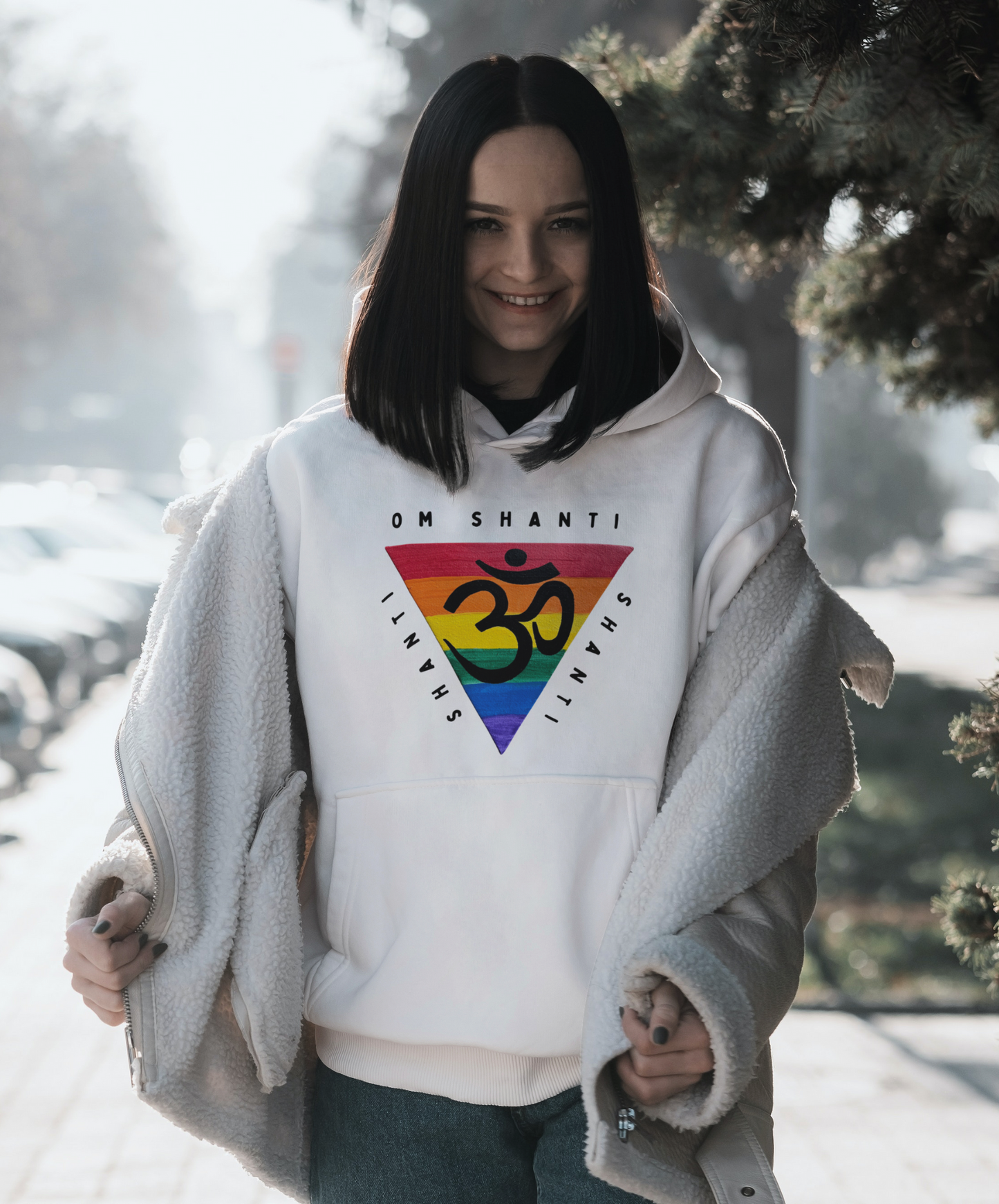 Rainbow Triangle OM Hoodie