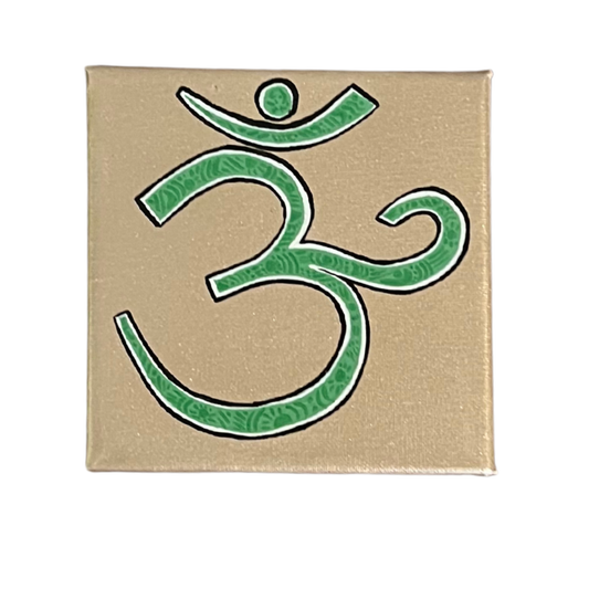 Green and Gold Om