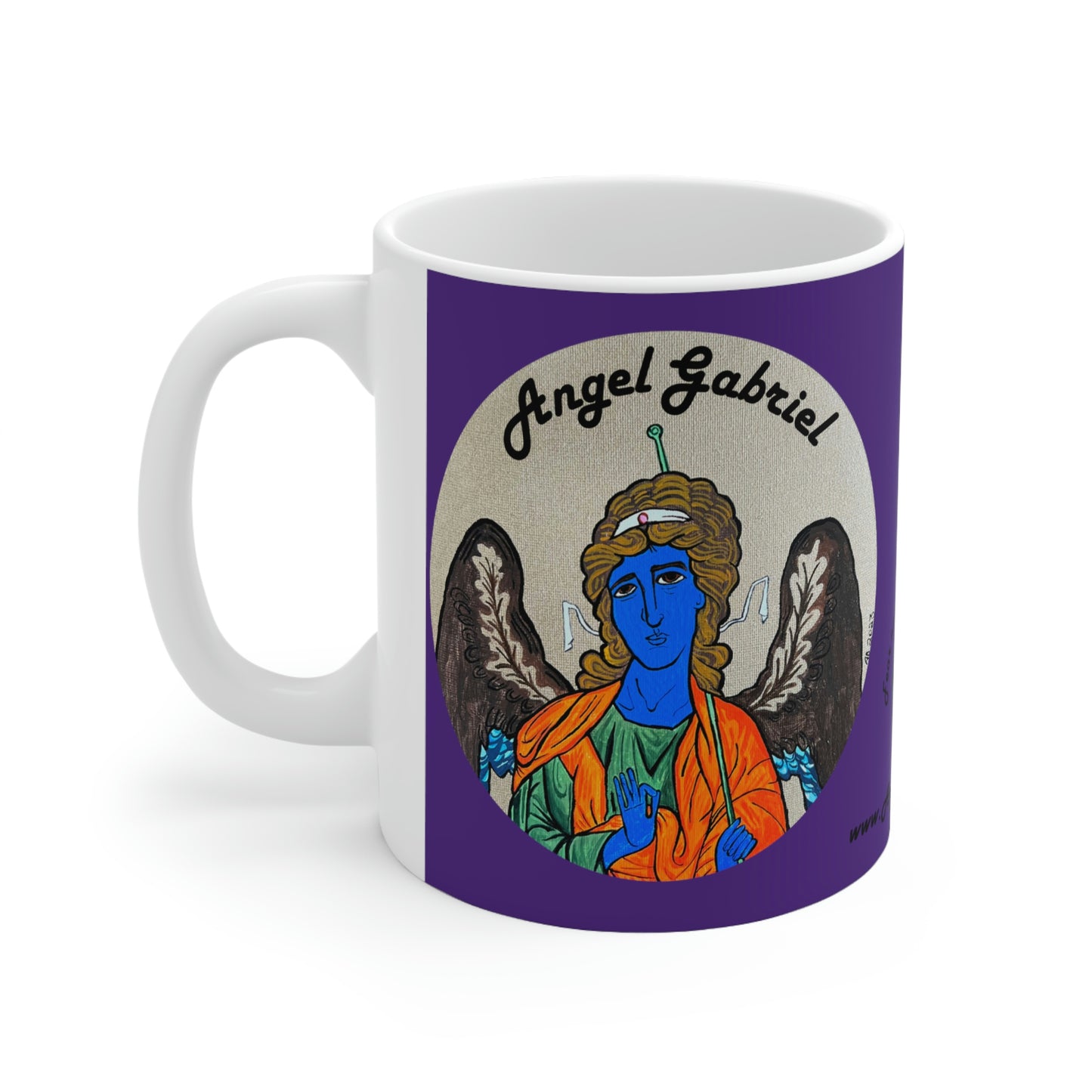 Angel Gabriel Mug - Arjuna Rigby Art and Lifestyle Store