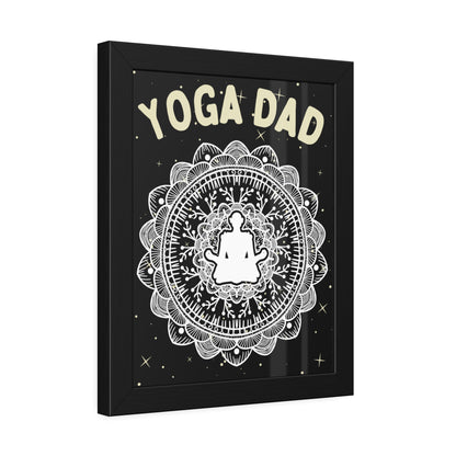 Yoga Dad Framed Fine Art Poster - Arjuna Rigby Art and Lifestyle Store