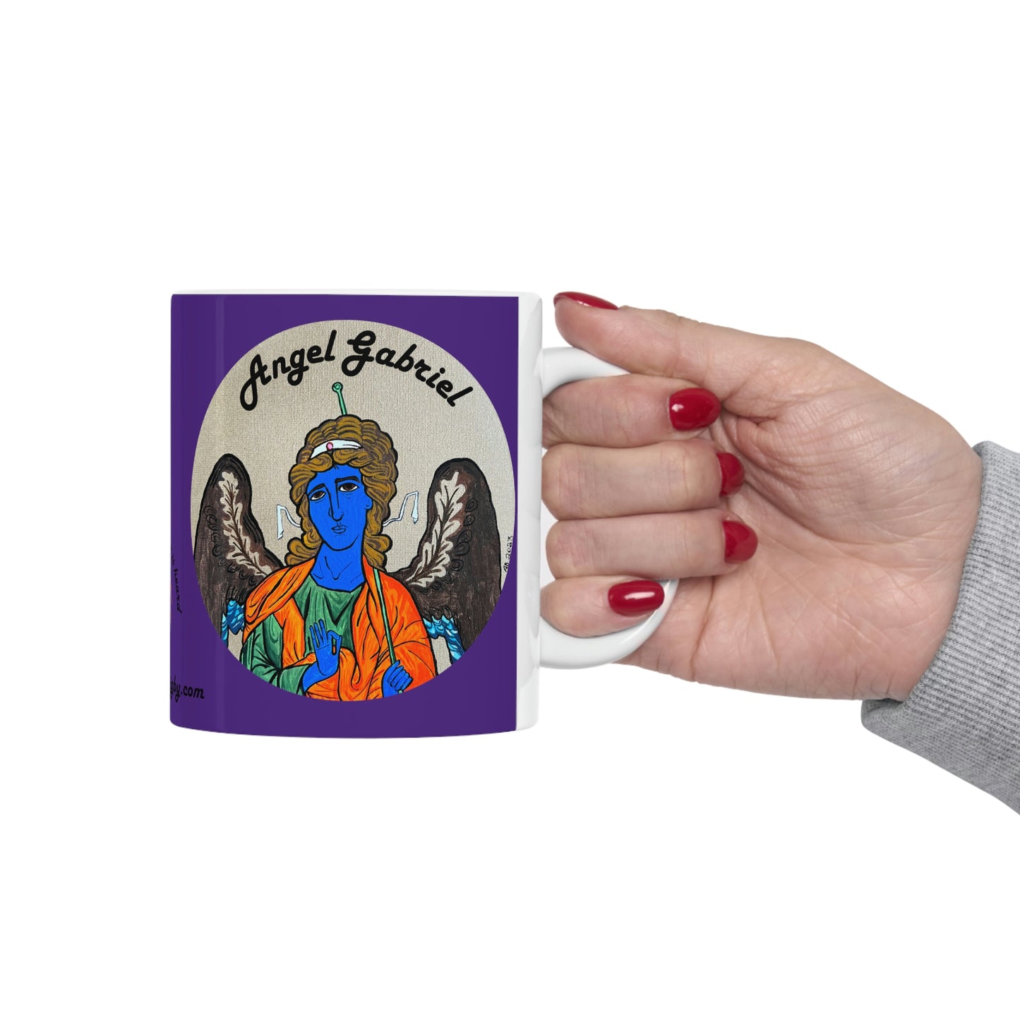 Angel Gabriel Mug - Arjuna Rigby Art and Lifestyle Store