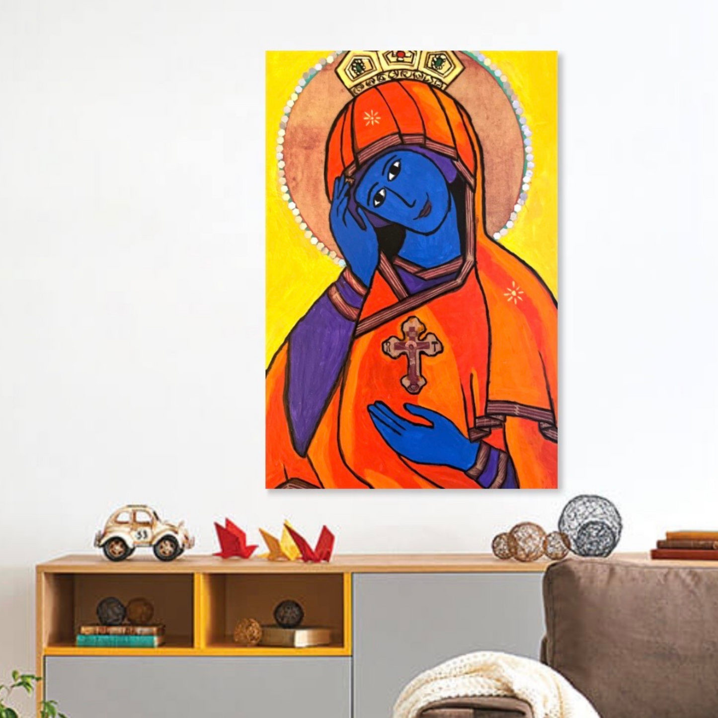 O Queen of Heaven Rejoice! - Print - Arjuna Rigby Art and Lifestyle Store