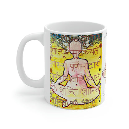 Upasana Yoga Mug - Arjuna Rigby Art and Lifestyle Store