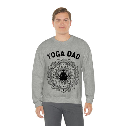 Yoga Dad Crewneck Sweatshirt - Arjuna Rigby Art and Lifestyle Store