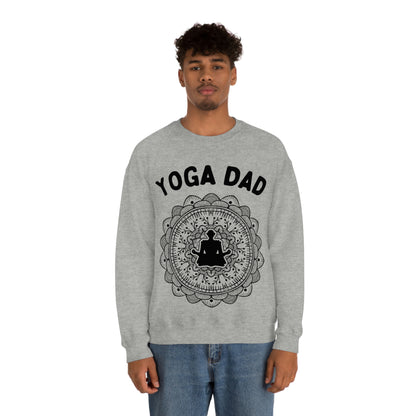 Yoga Dad Crewneck Sweatshirt - Arjuna Rigby Art and Lifestyle Store