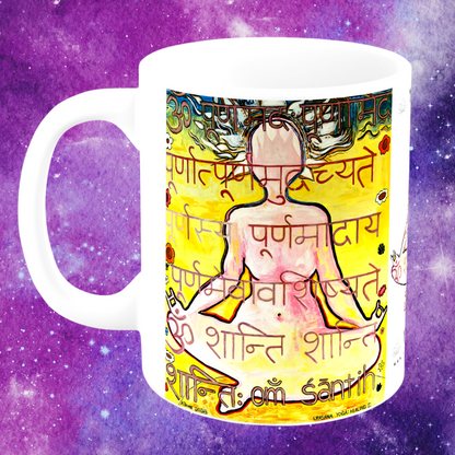 Upasana Yoga Mug - Arjuna Rigby Art and Lifestyle Store