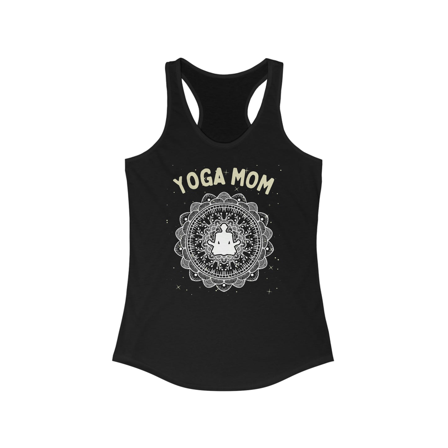 Yoga Mom - Women's Racerback Tank - Arjuna Rigby Art and Lifestyle Store