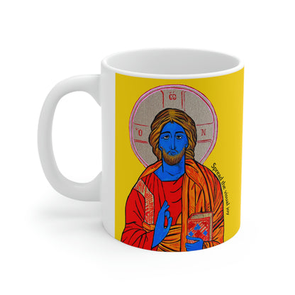 Christ the Quantum Lifegiver - Mug - Arjuna Rigby Art and Lifestyle Store