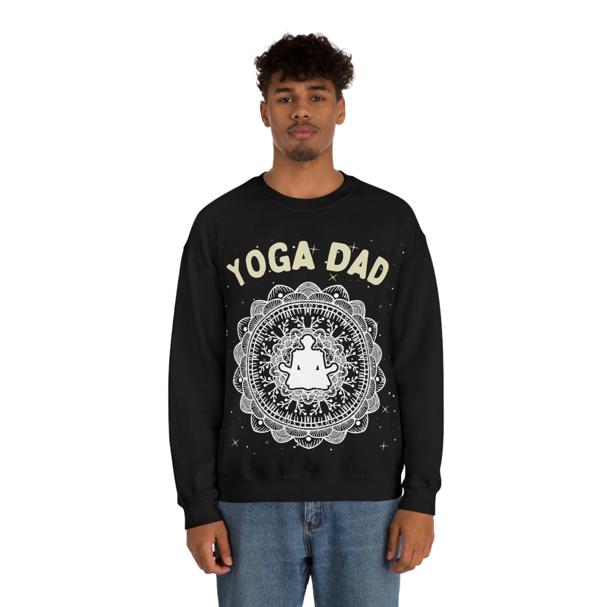 Yoga Dad Crewneck Sweatshirt - Arjuna Rigby Art and Lifestyle Store