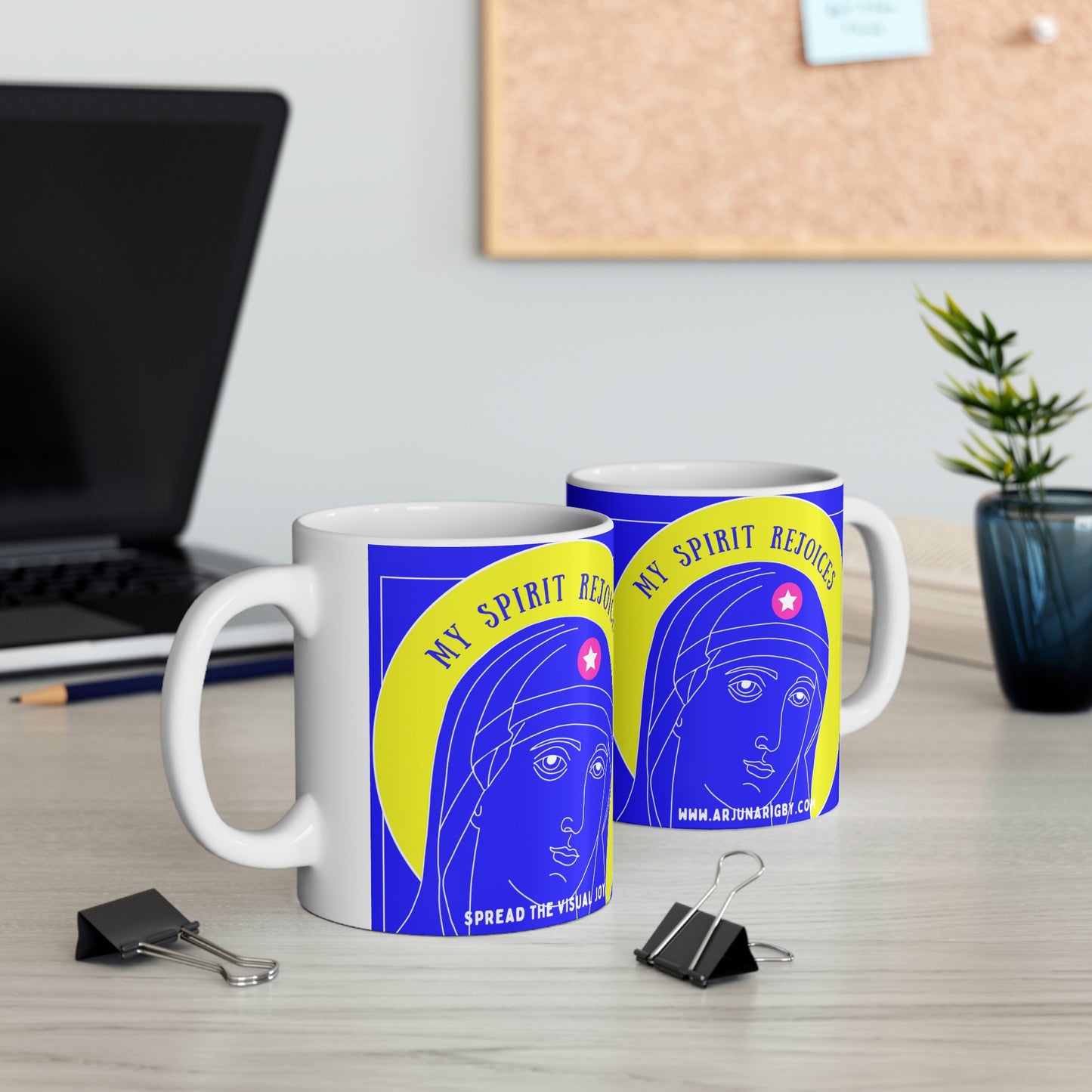 My Spirit Rejoices - Mug - Arjuna Rigby Art and Lifestyle Store