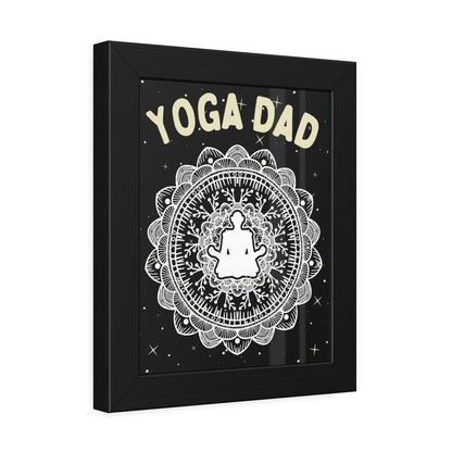 Yoga Dad Framed Fine Art Poster - Arjuna Rigby Art and Lifestyle Store