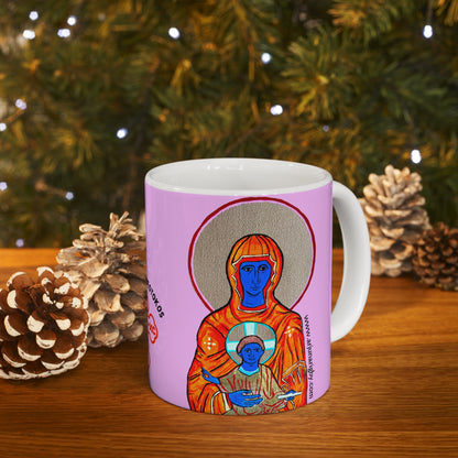 Christ and Theotokos - Mug - Arjuna Rigby Art and Lifestyle Store