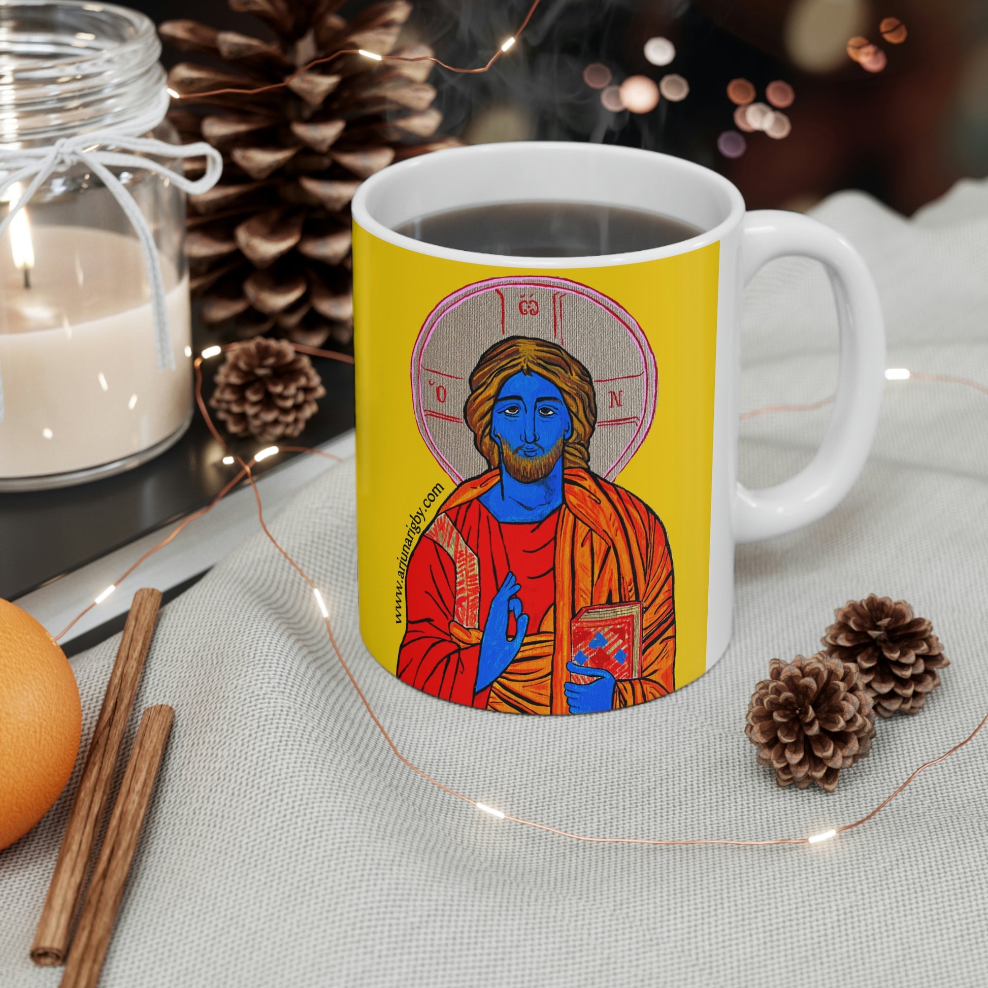 Christ the Quantum Lifegiver - Mug - Arjuna Rigby Art and Lifestyle Store