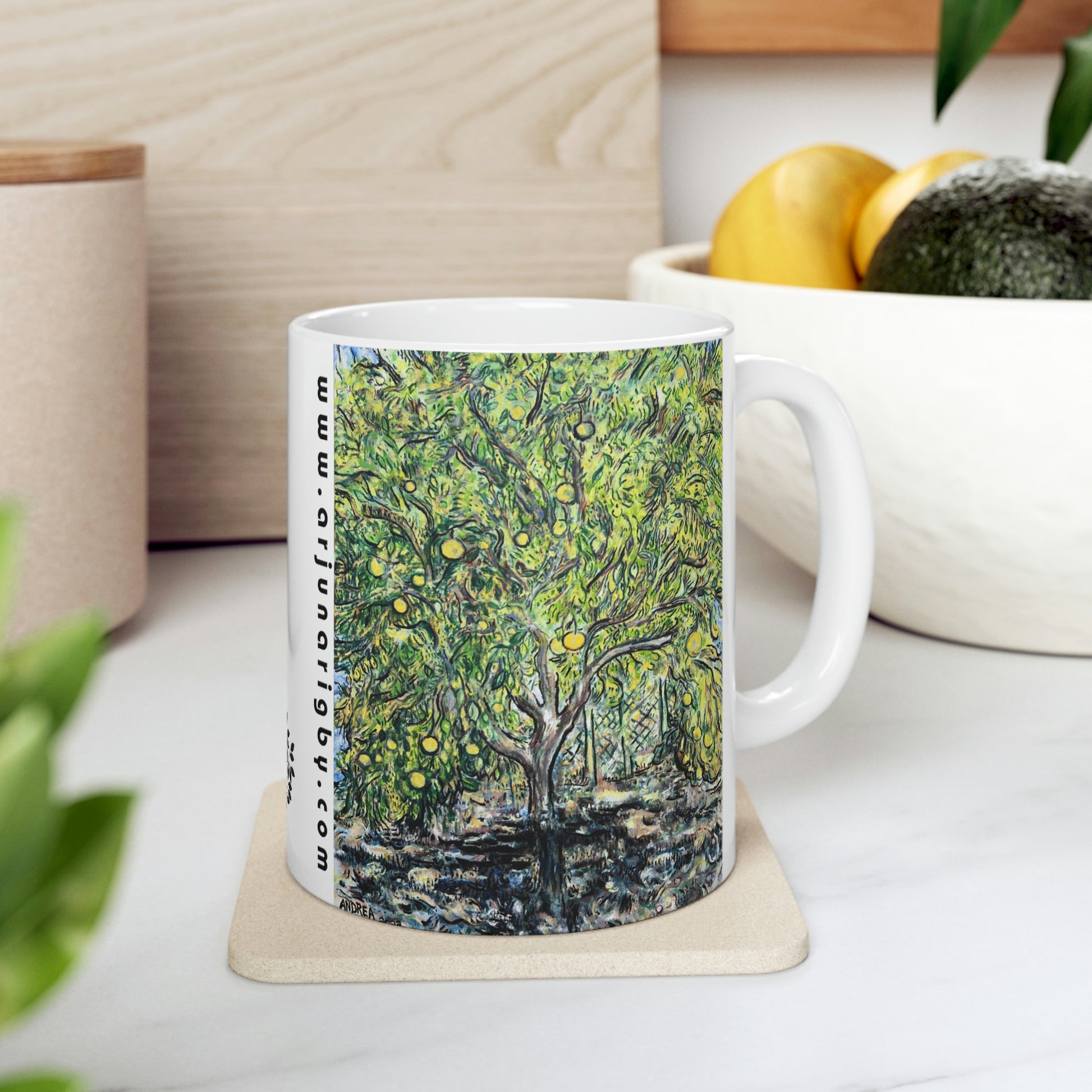 The Grapefruit Tree - Mug - Arjuna Rigby Art and Lifestyle Store