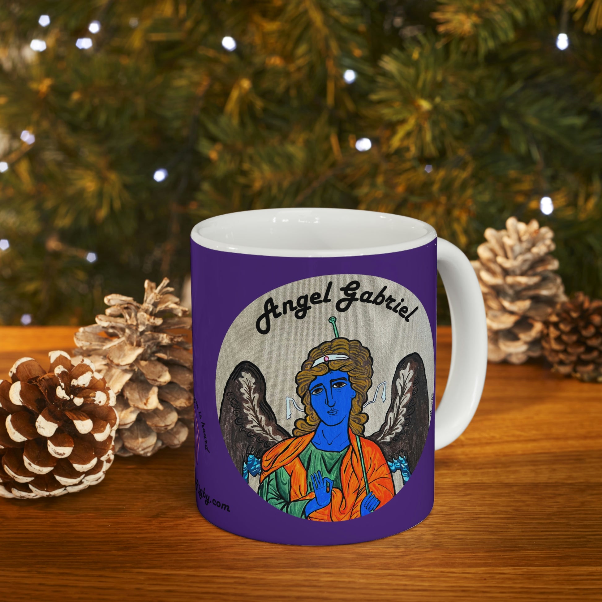 Angel Gabriel Mug - Arjuna Rigby Art and Lifestyle Store