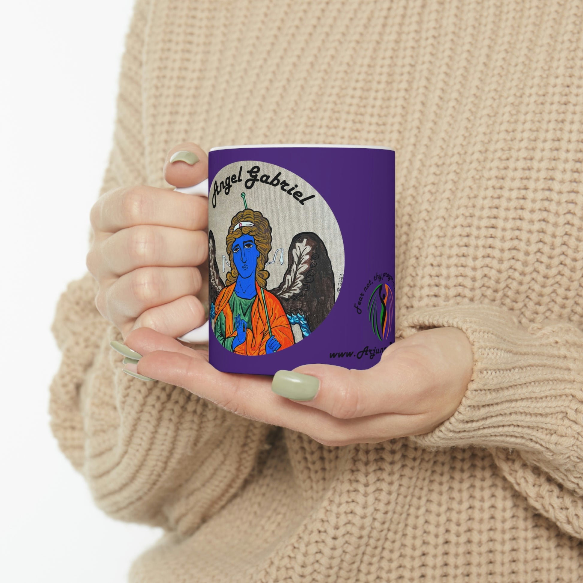 Angel Gabriel Mug - Arjuna Rigby Art and Lifestyle Store