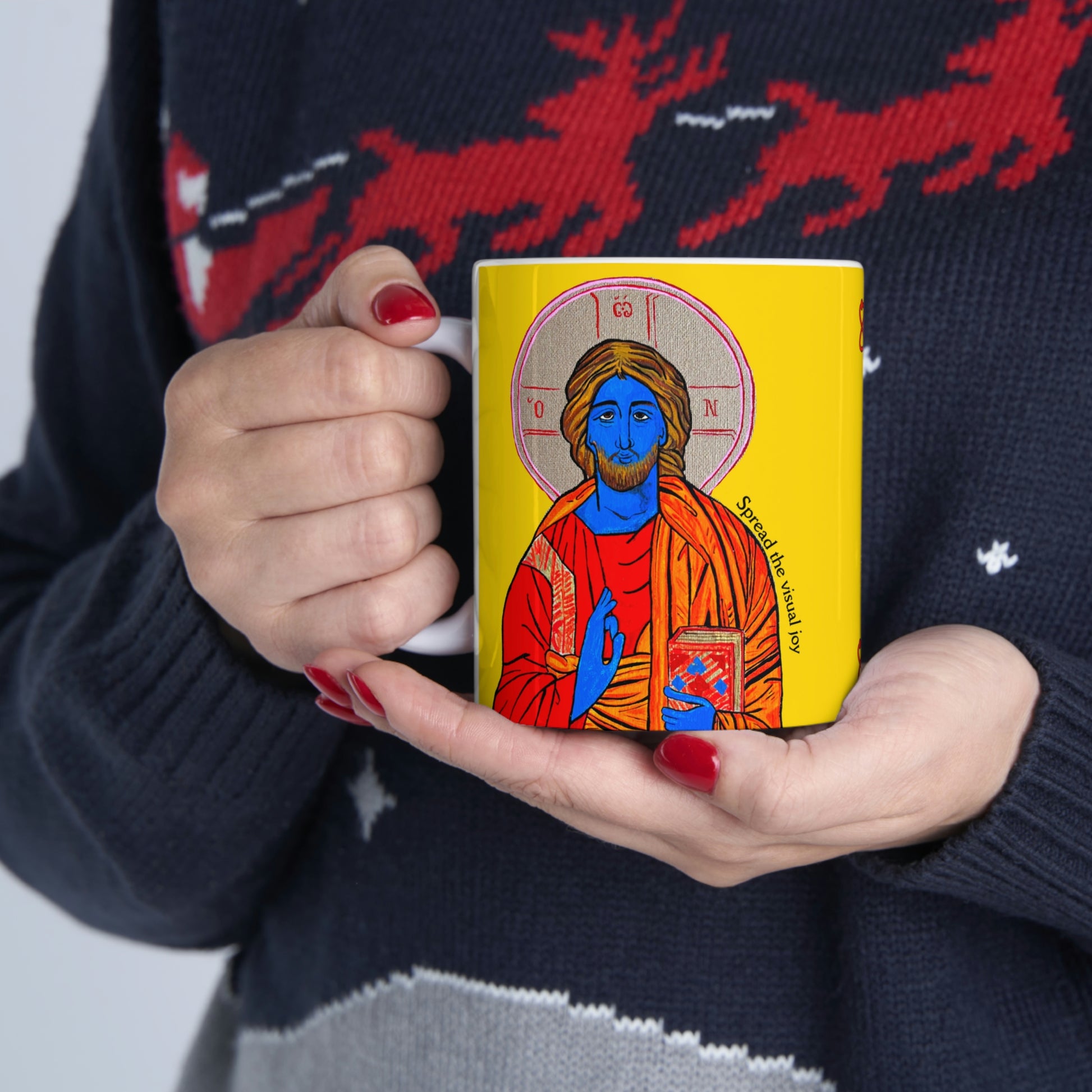 Christ the Quantum Lifegiver - Mug - Arjuna Rigby Art and Lifestyle Store