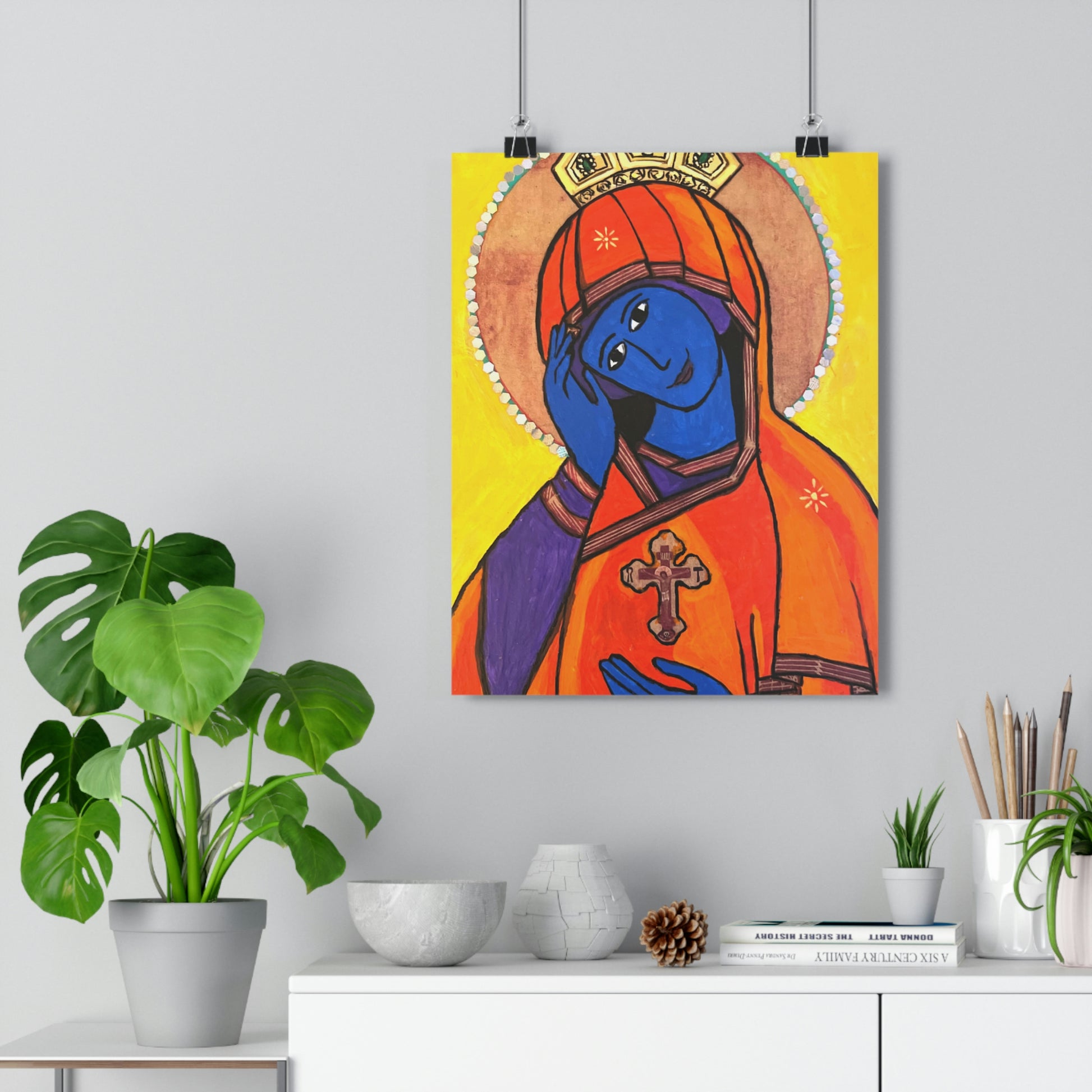 O Queen of Heaven Rejoice! - Print - Arjuna Rigby Art and Lifestyle Store