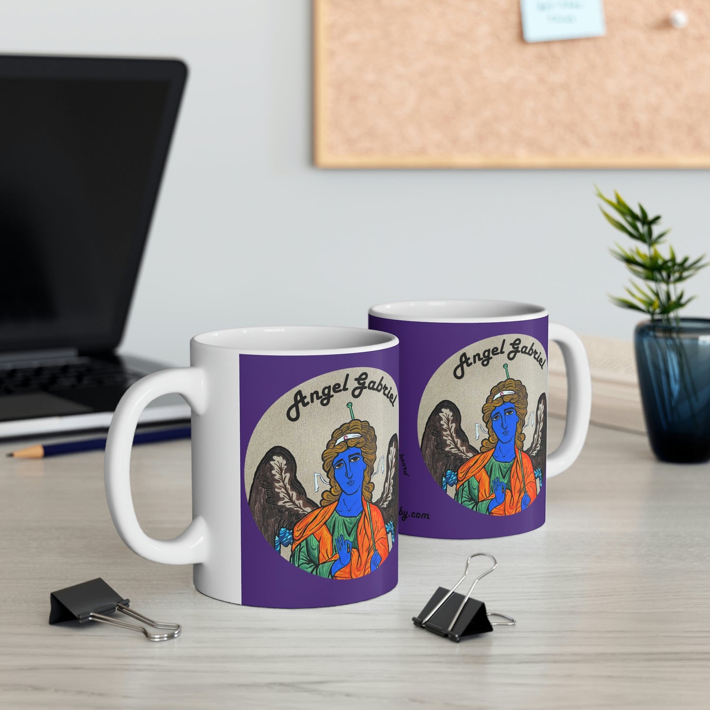 Angel Gabriel Mug - Arjuna Rigby Art and Lifestyle Store