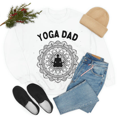 Yoga Dad Crewneck Sweatshirt - Arjuna Rigby Art and Lifestyle Store