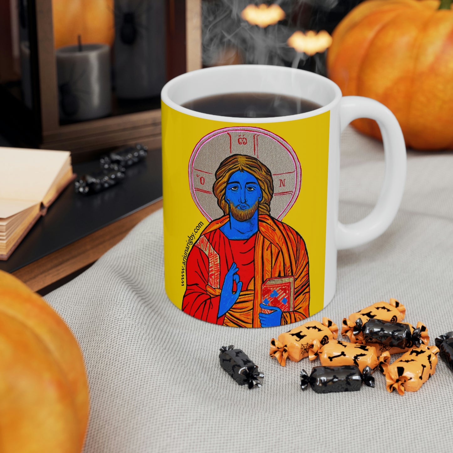 Christ the Quantum Lifegiver - Mug - Arjuna Rigby Art and Lifestyle Store