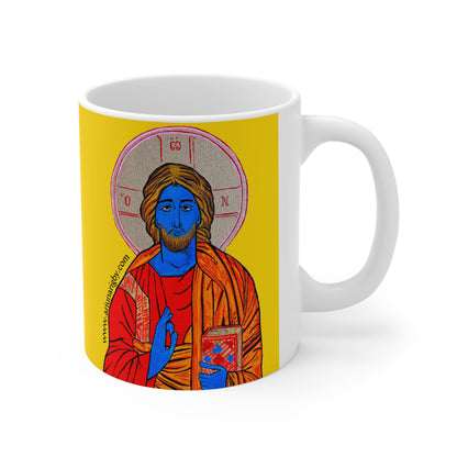 Christ the Quantum Lifegiver - Mug - Arjuna Rigby Art and Lifestyle Store