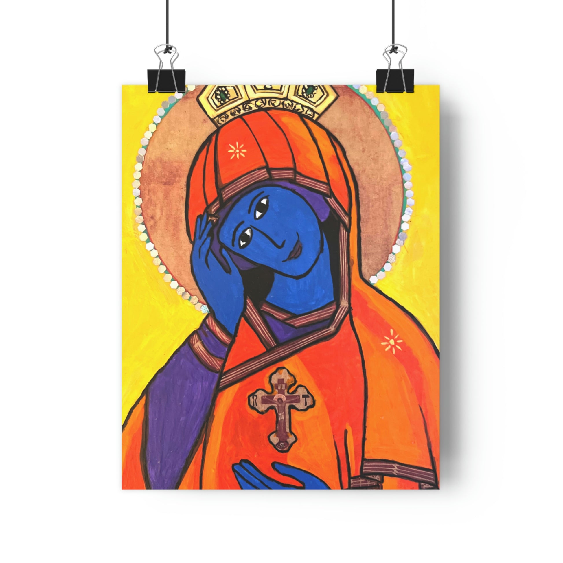 O Queen of Heaven Rejoice! - Print - Arjuna Rigby Art and Lifestyle Store