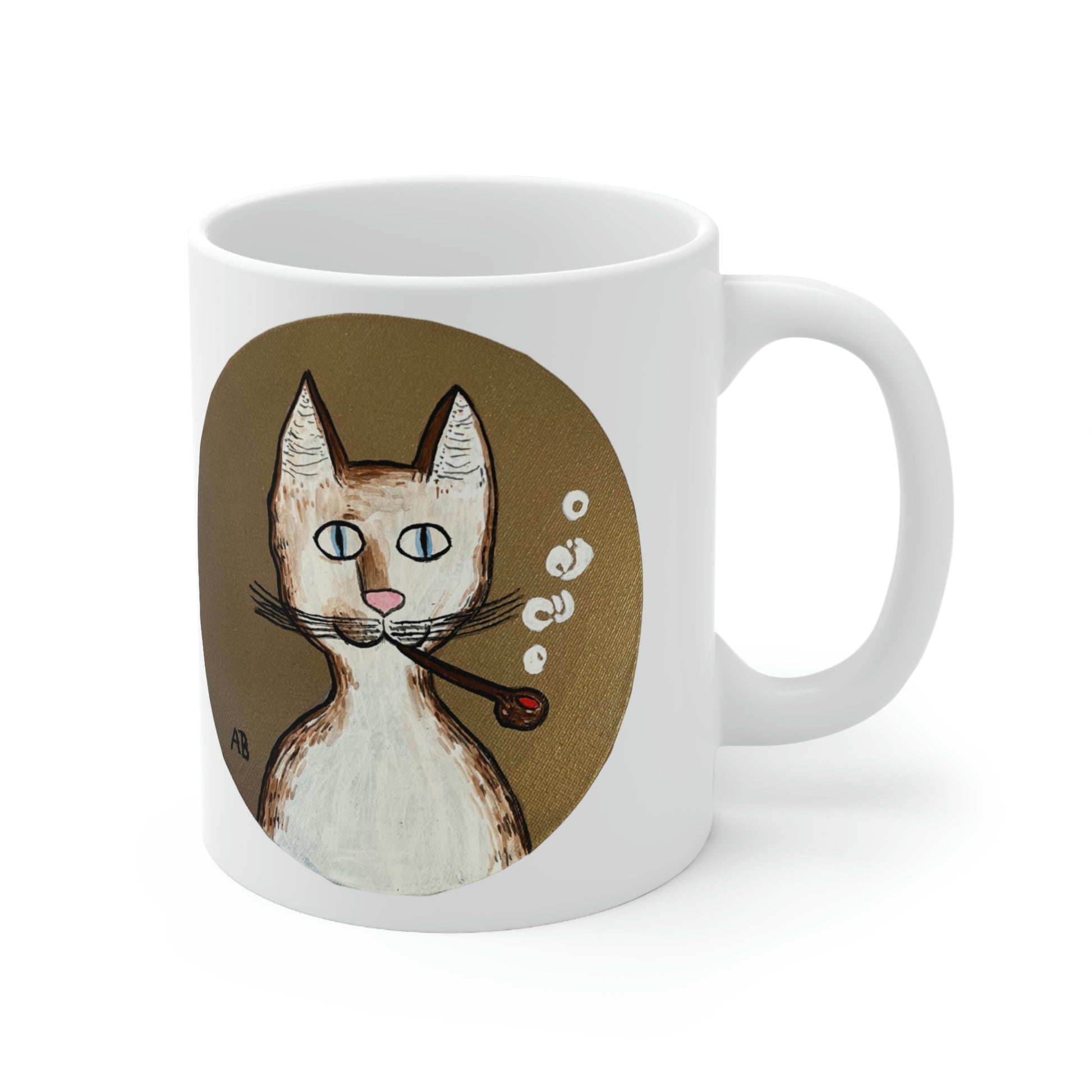 Gentleman's Cat - Mug - Arjuna Rigby Art and Lifestyle Store