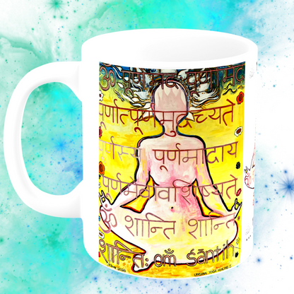 Upasana Yoga Mug - Arjuna Rigby Art and Lifestyle Store