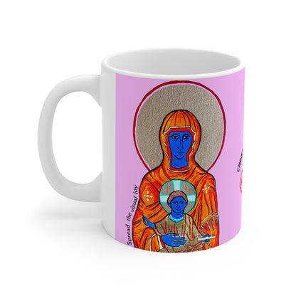 Christ and Theotokos - Mug - Arjuna Rigby Art and Lifestyle Store