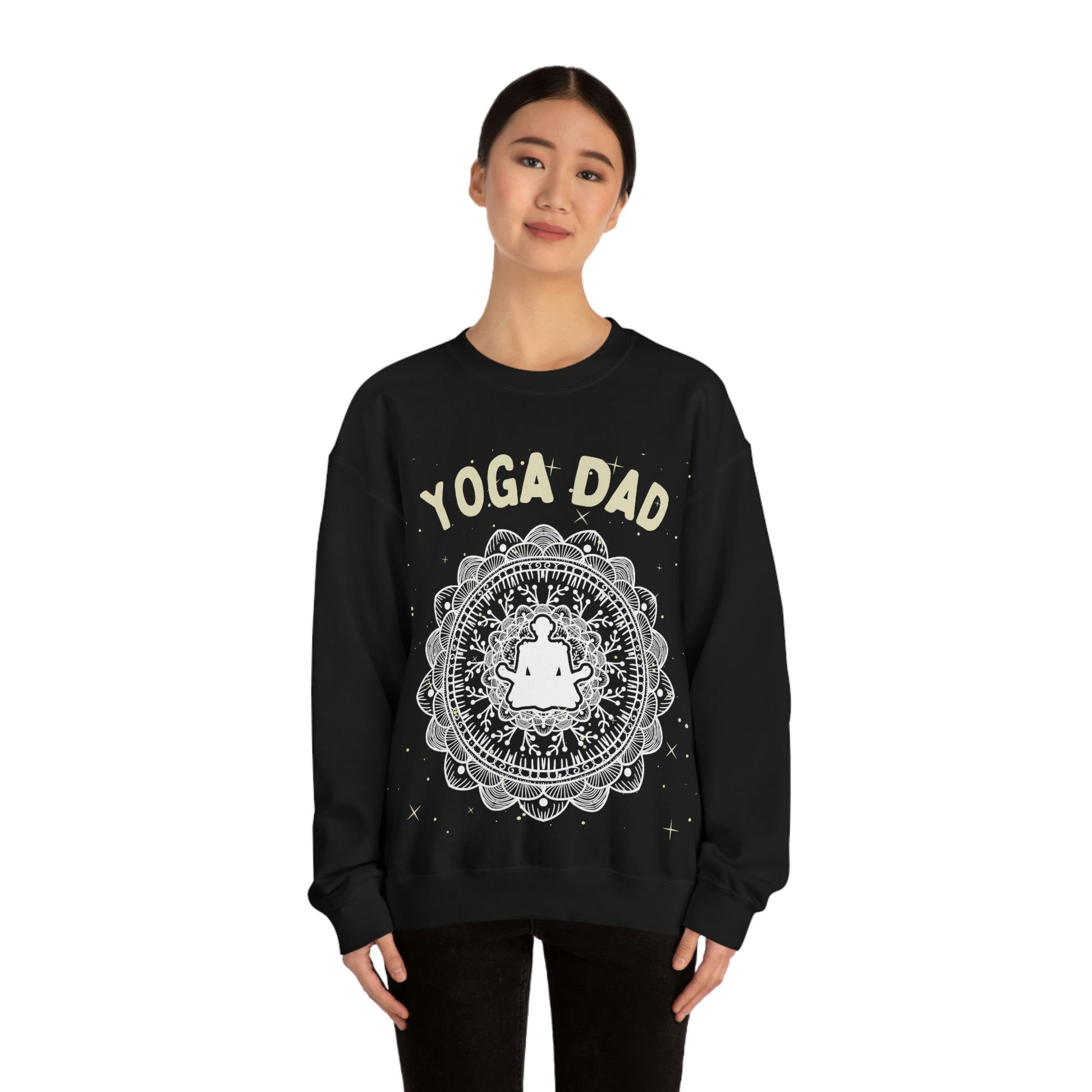 Yoga Dad Crewneck Sweatshirt - Arjuna Rigby Art and Lifestyle Store