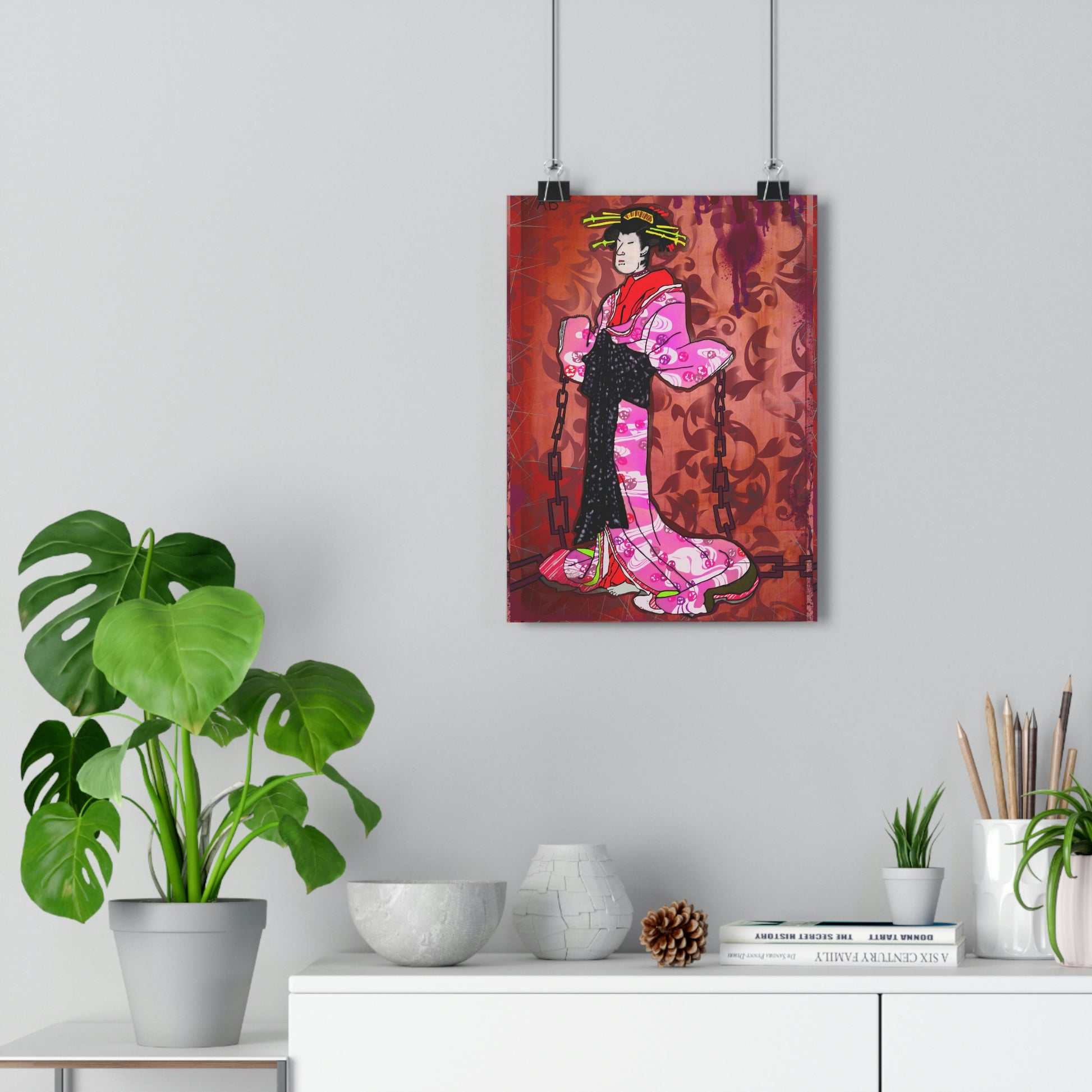 The Moody Geisha - Print - Arjuna Rigby Art and Lifestyle Store