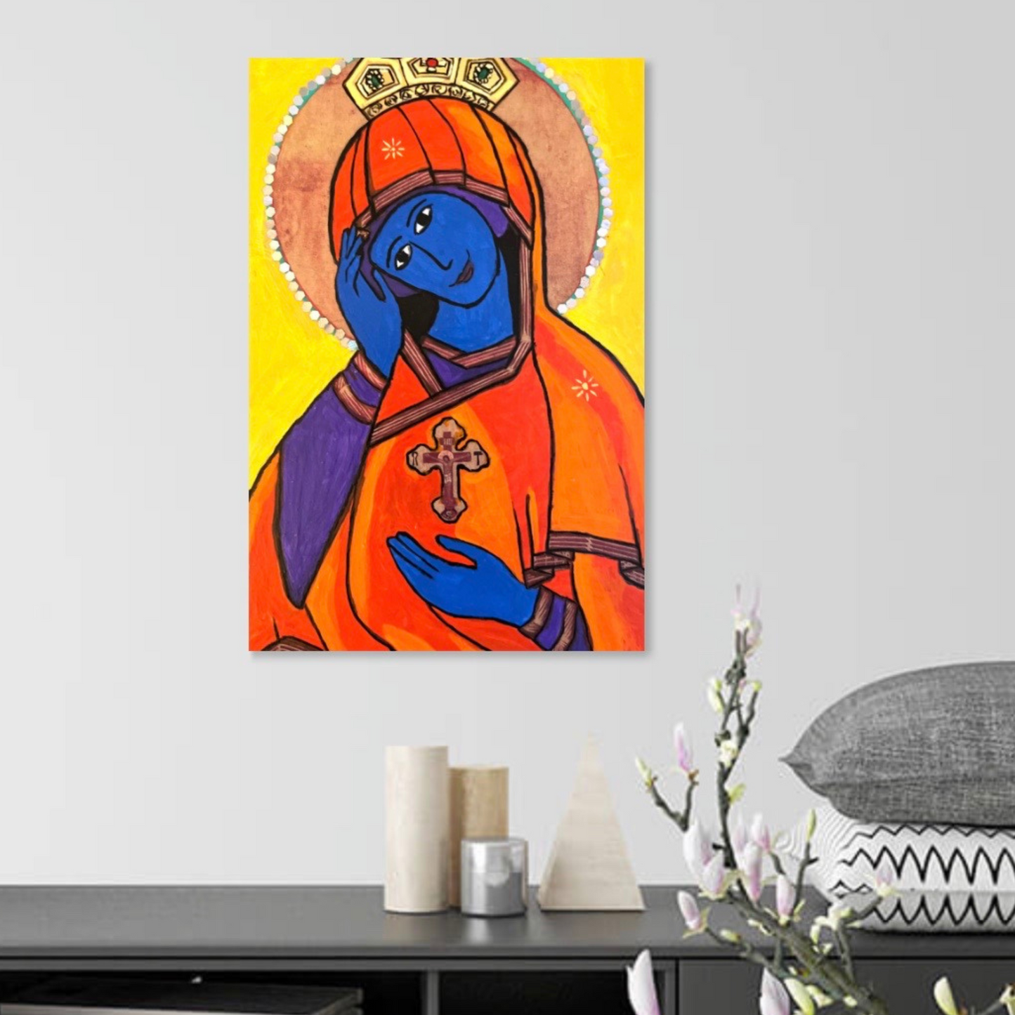 O Queen of Heaven Rejoice! - Print - Arjuna Rigby Art and Lifestyle Store