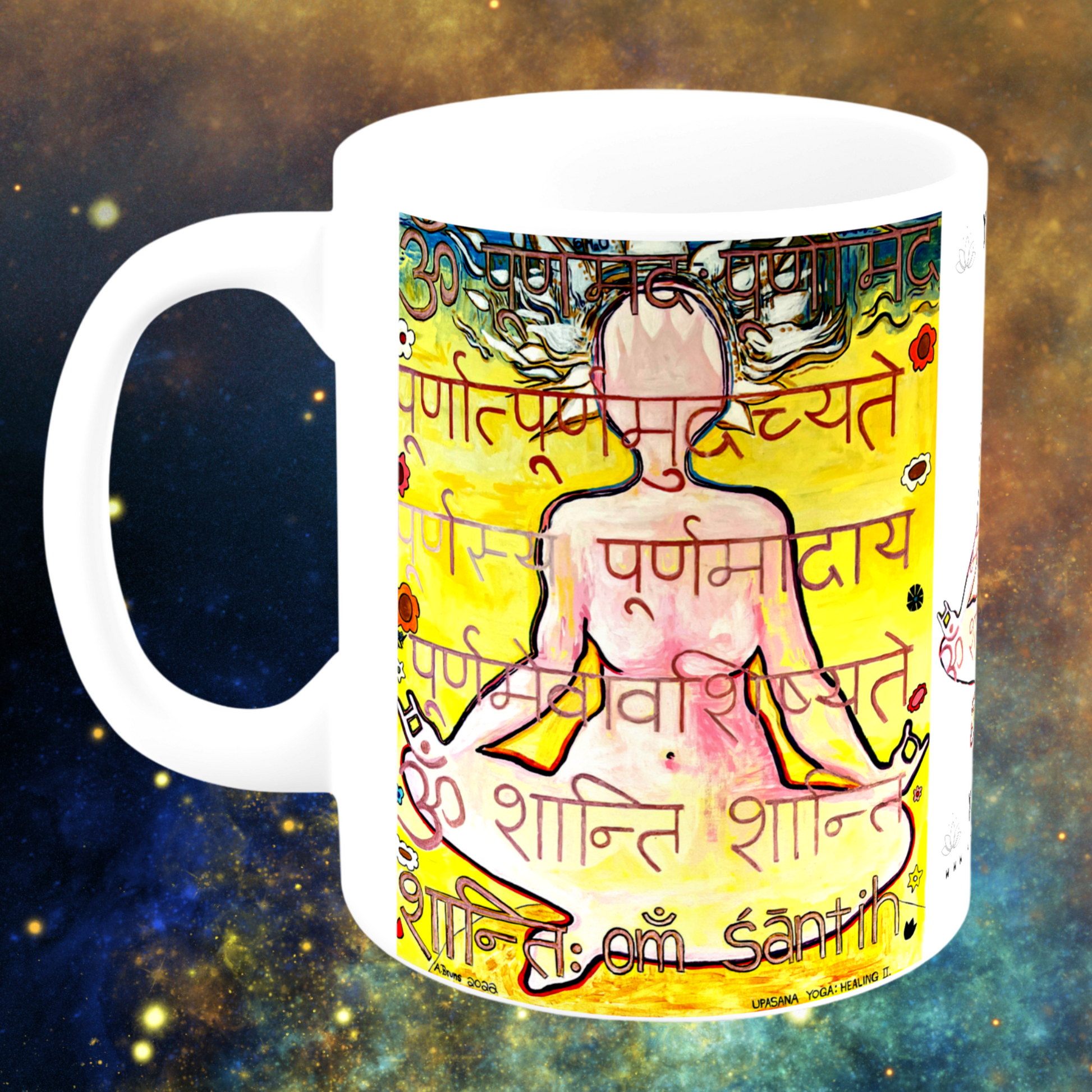 Yogi coffee mug – Arjuna Rigby Art and Lifestyle Store