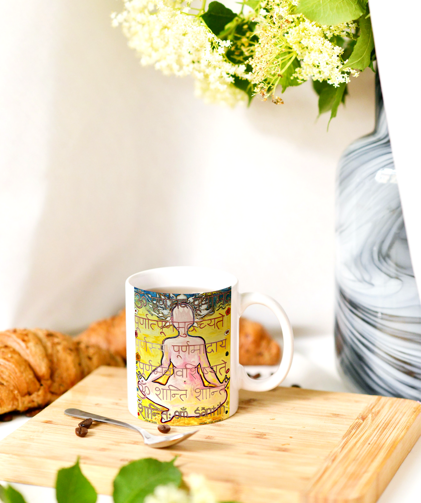 Upasana Yoga Mug - Arjuna Rigby Art and Lifestyle Store